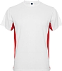 Camiseta Tecnica Padel Tokyo Roly - Color Blanco/Rojo